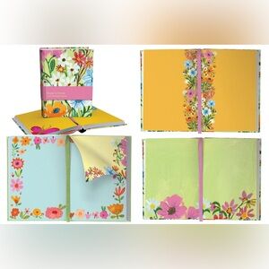 Illustrated Journal, Beautiful Bold Art, Flower Field – 272 Pages, Amazing Gift!